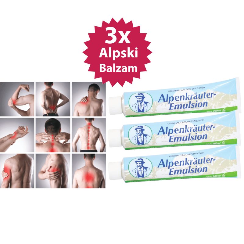 3x Alpski balzam 200ml.