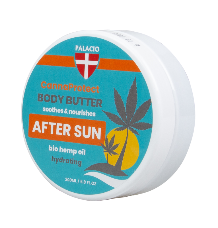 Maslac za tijelo nakon sunčanja s BIO uljem konoplje 200ml.
